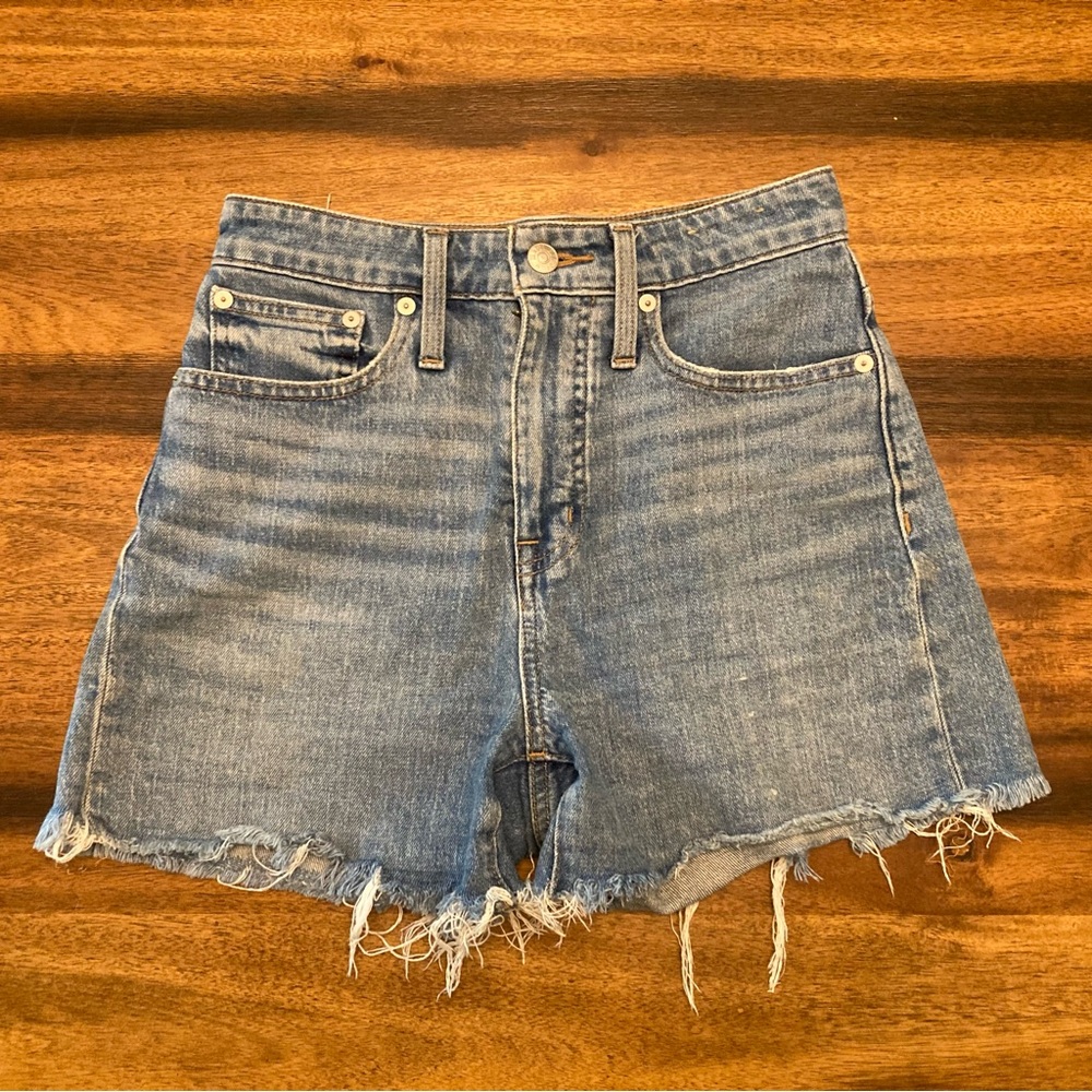 Madewell Curvy High Rise Denim Shorts